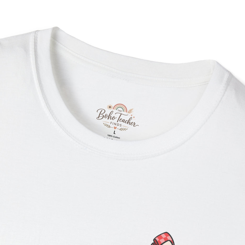 Love Teacher T-Shirt — "Teach. Love. Inspire." Cute Apple & Butterfly Design