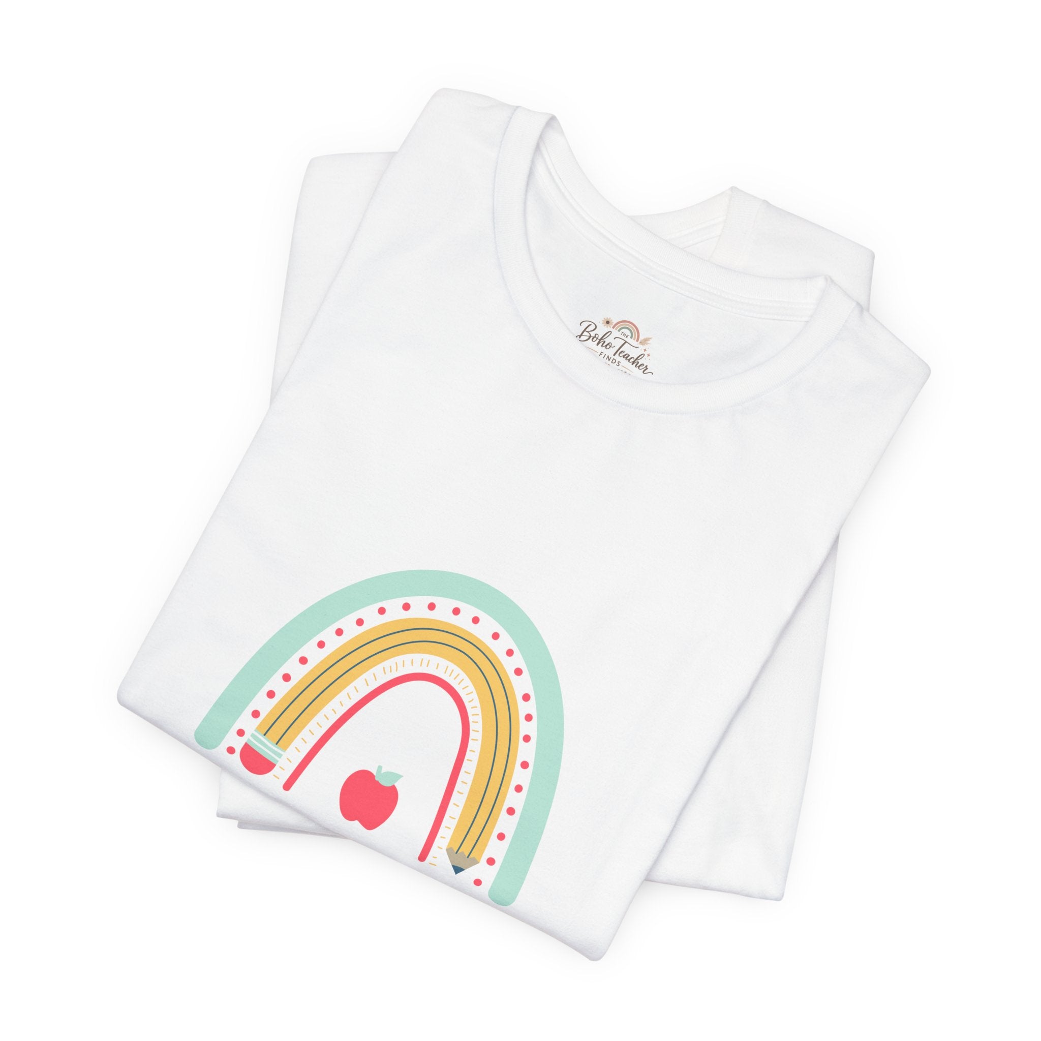Teacher Rainbow T‑Shirt — “A Beautiful Day for Learning” Back‑to‑School Tee