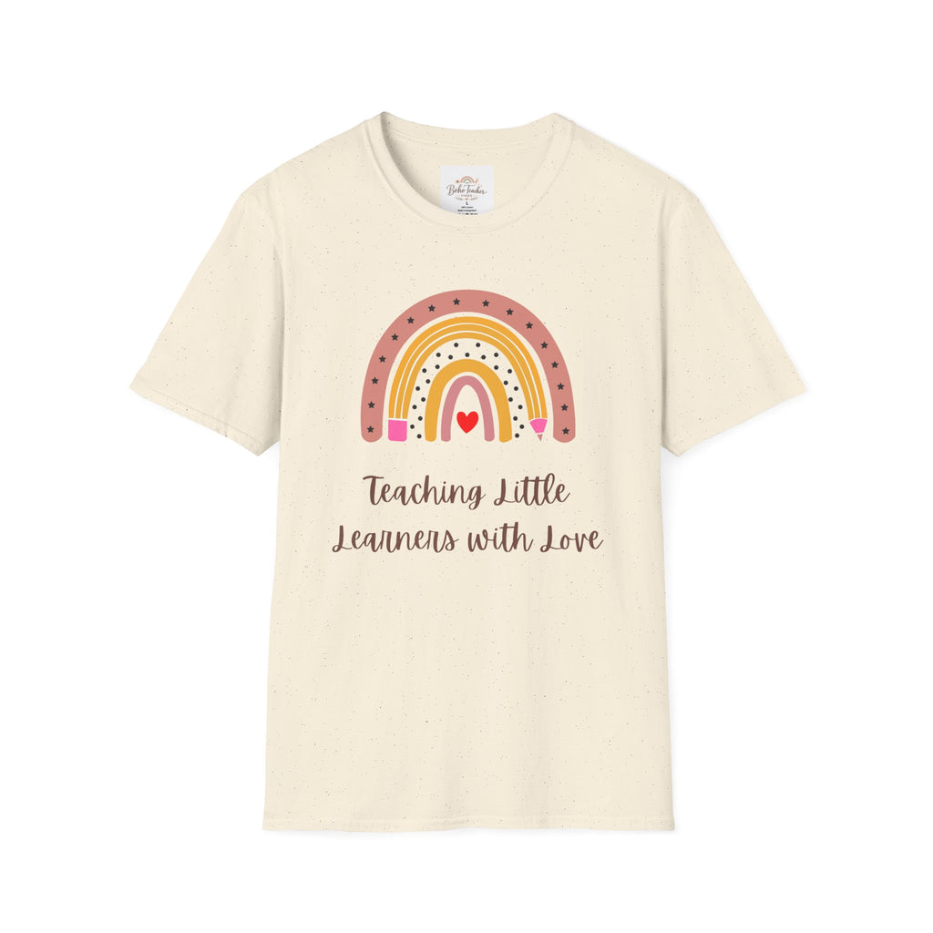 Teacher Rainbow T-Shirt — "Teaching Little Learners with Love"