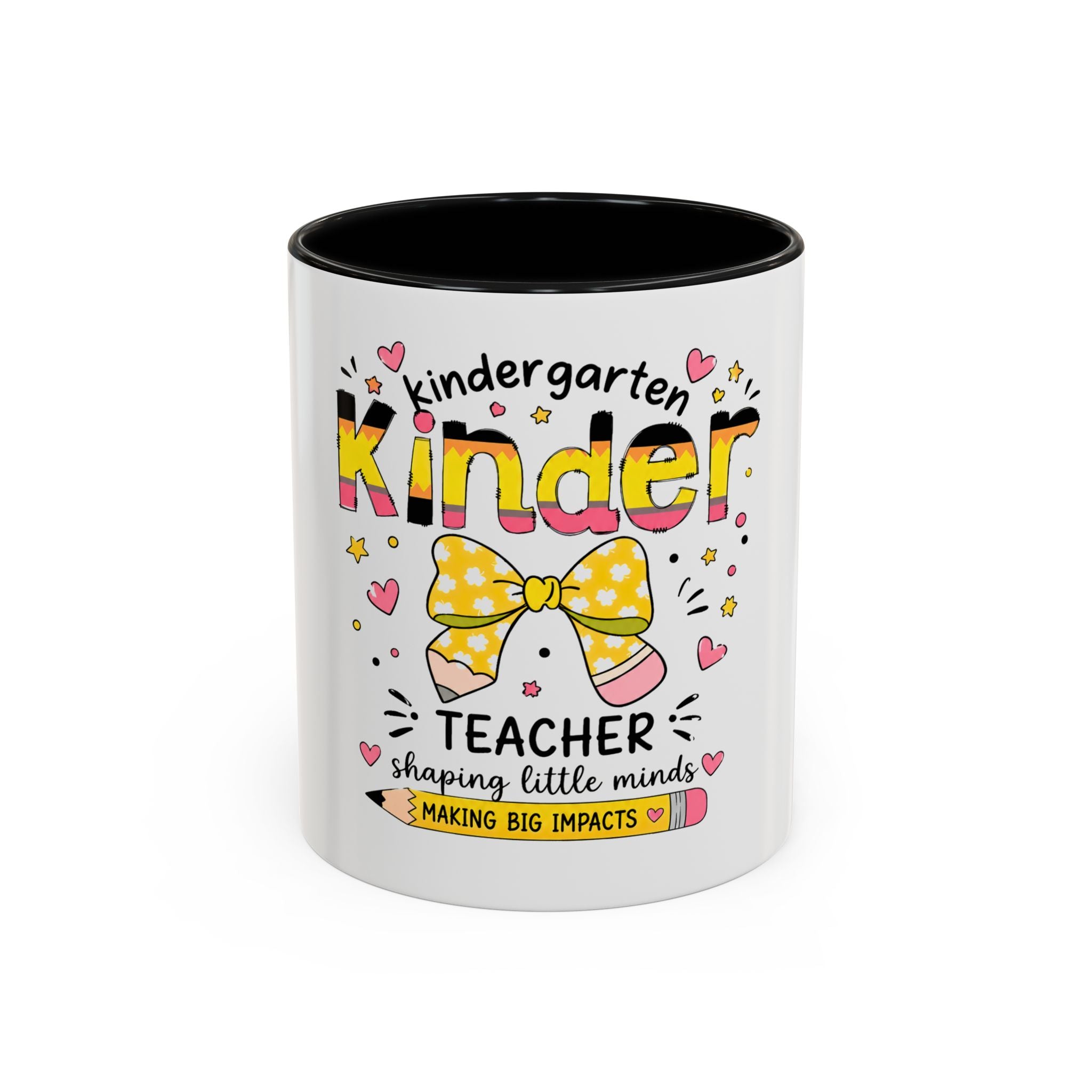 Kindergarten Teacher Coffee Mug - "Shaping Little Minds, Making Big Impacts"