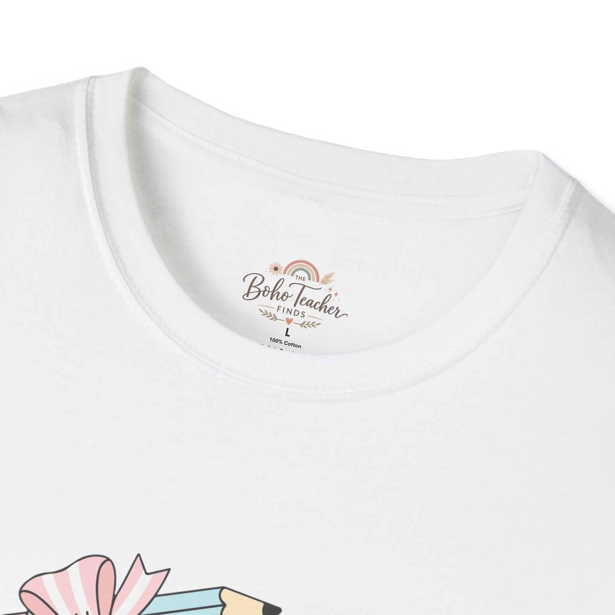 Love Pencil Graphic T-Shirt — Cute Pastel 'LOVE' Notebook Design
