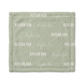 Personalized Minky Baby Lovey Blanket – Soft Name-Print Comfort Blanket for Newborns & Infant Gifts