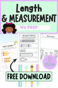 Non-Standard Length Measurement Pack | Kindergarten–2nd Grade