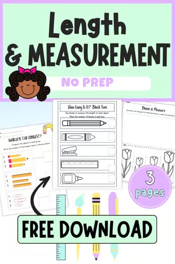 Non-Standard Length Measurement Pack | Kindergarten–2nd Grade