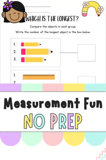 Non-Standard Length Measurement Pack | Kindergarten–2nd Grade